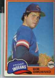 1981 Topps Baseball Cards      536     Bob Owchinko